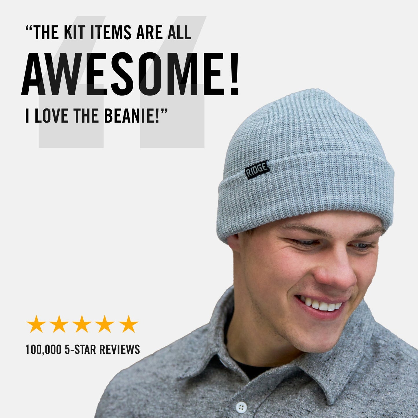 Classic Cuffed Beanie - Rodeo Red
