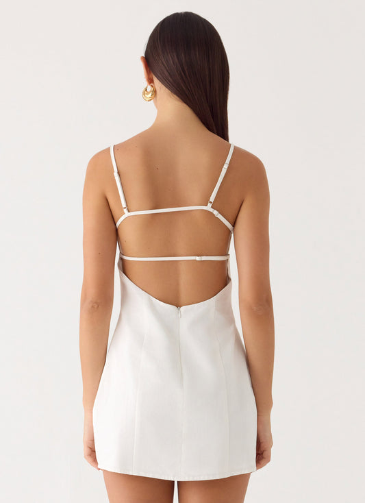 Second Sun Mini Dress - White