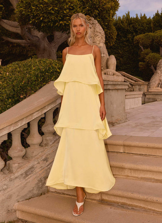 Becka Maxi Dress - Yellow