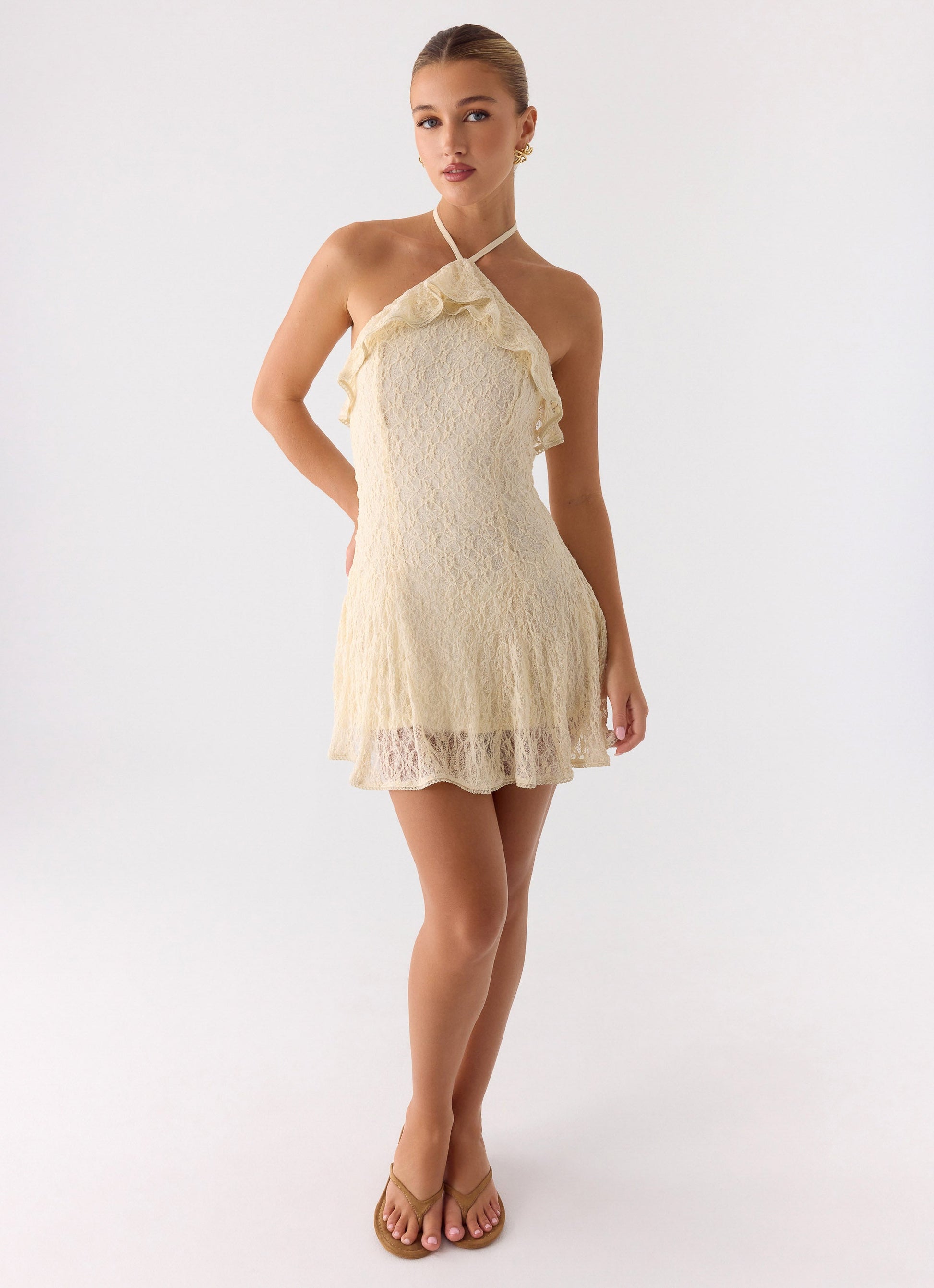 Every Second Mini Dress - Ivory
