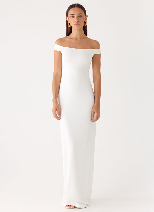 New Intentions Maxi Dress - White