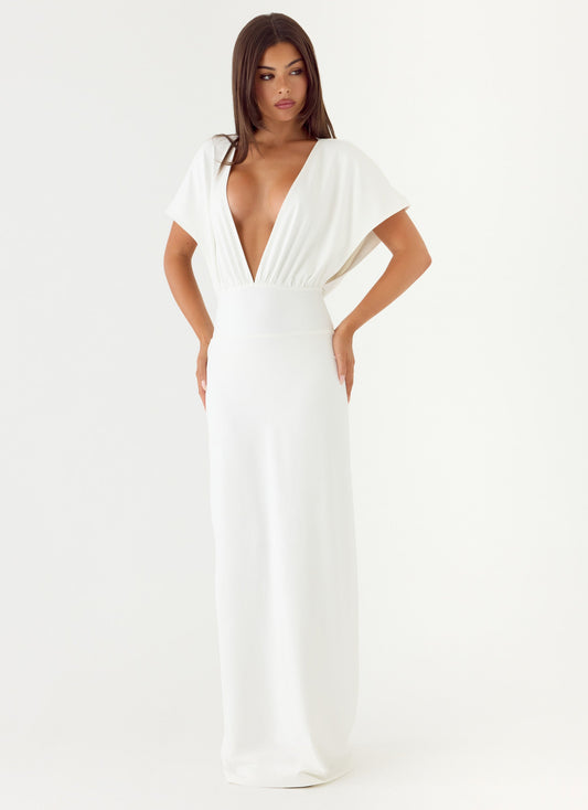 Rare Behaviour Maxi Dress - Ivory