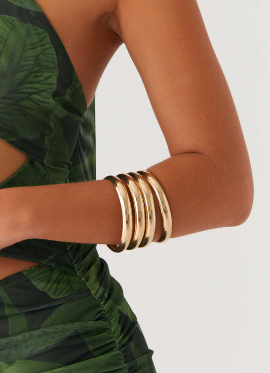 Zayden Bangles - Gold